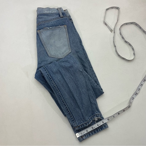 CURRENT/ELLIOTT Braided Caballo High Waist Jeans Denim Women's 25 - Picture 6 of 12